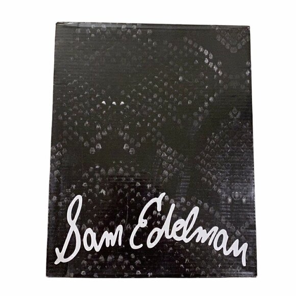 Sam Edelman Hilty Snake Leather Booties 5.5 NEW - Picture 8 of 8